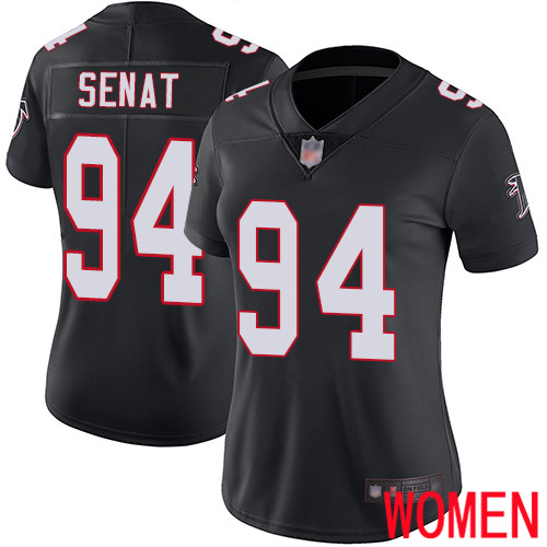 Atlanta Falcons Limited Black Women Deadrin Senat Alternate Jersey NFL Football #94 Vapor Untouchable